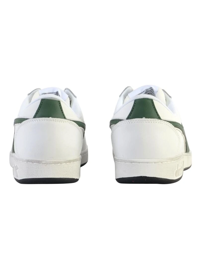 Basket Cuir Diadora Magic Low Icona   Blanc