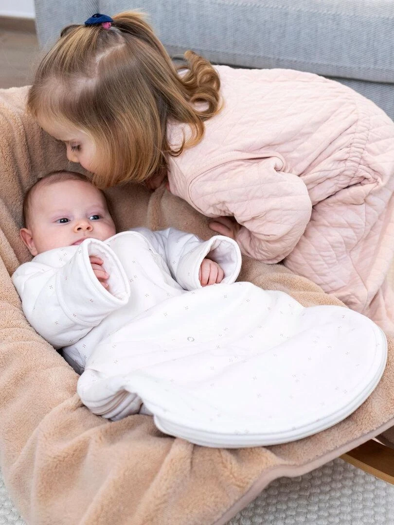 Bemini Gigoteuse jambes séparables Pady quilted jersey Rose clair