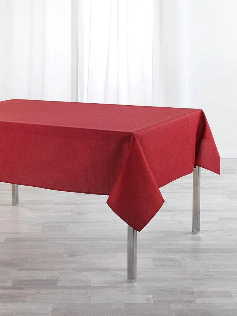 Nappe rectangulaire Newton   Rouge carmin