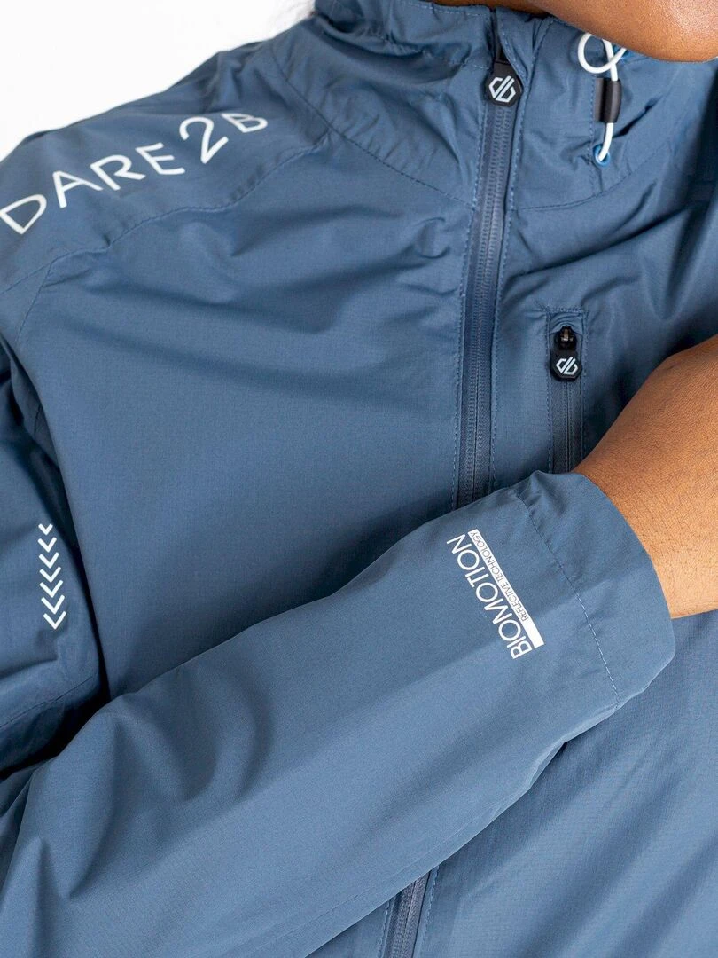 Dare 2B   Veste imperméable MEDIANT   Bleu Gris