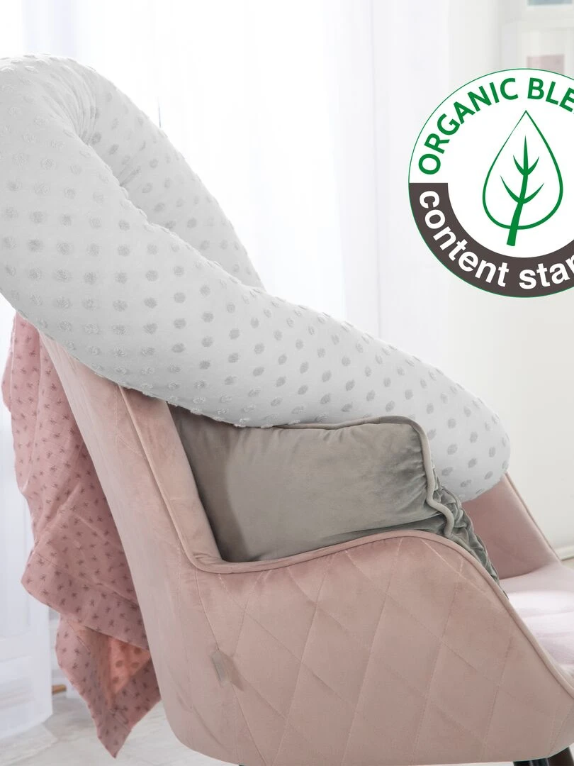 ROBA Serpent De Lit "lil Planet" Coton Bio Certifié Gots Gris Gris