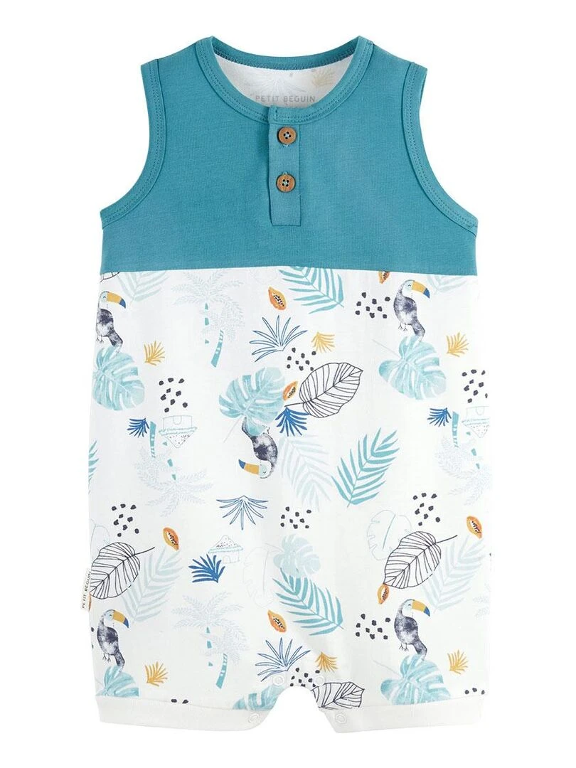 Barboteuse bébé Athi Bleu