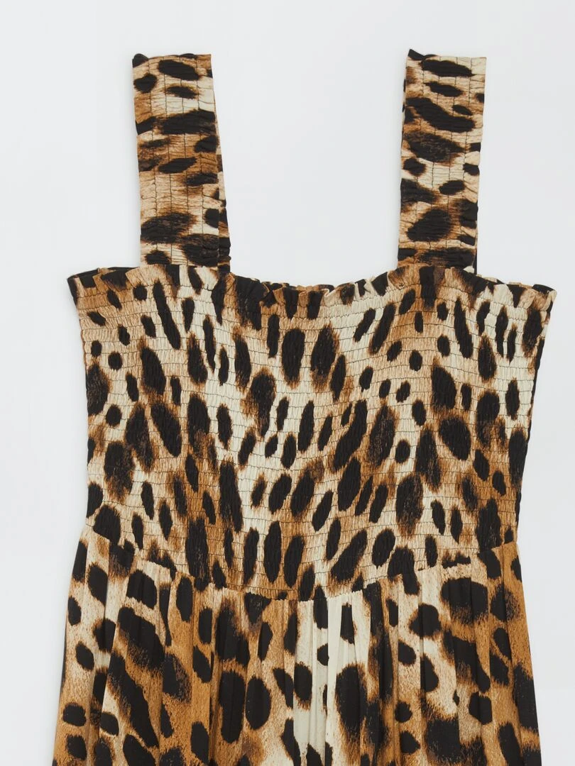 Robe longue en léopard 'JDY' Léopard