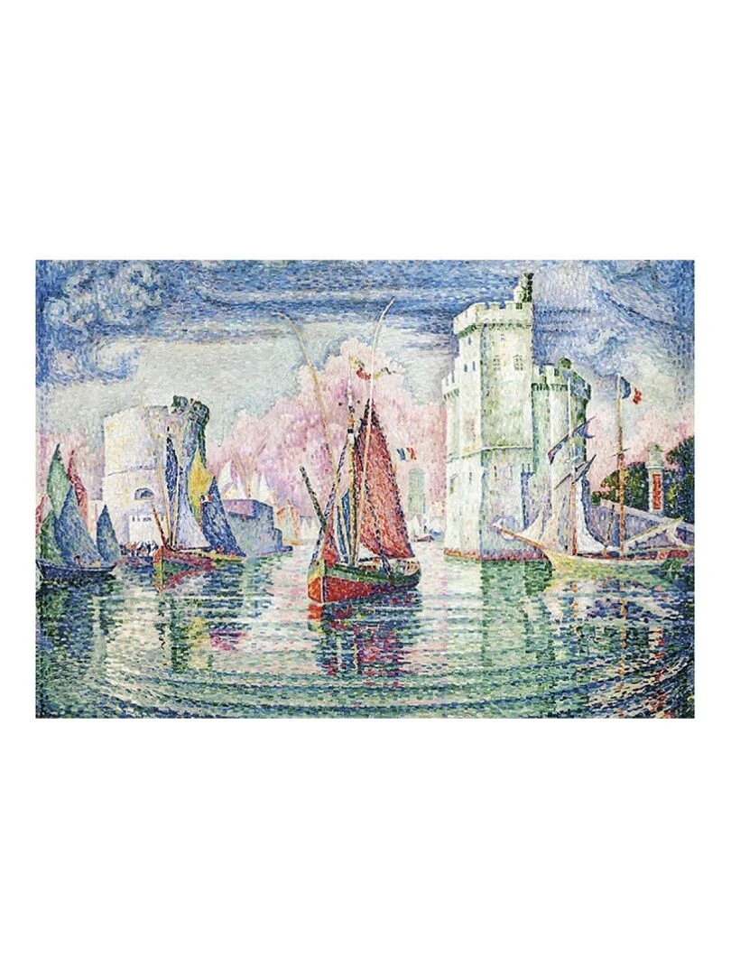 Puzzle Entree Du  Port De La Rochelle   Paul Signac 1000p   N/A