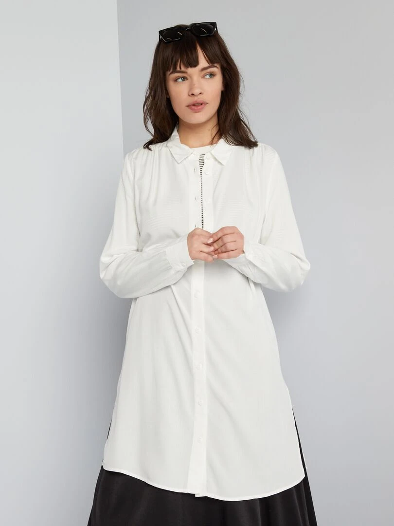 Chemisier long Blanc