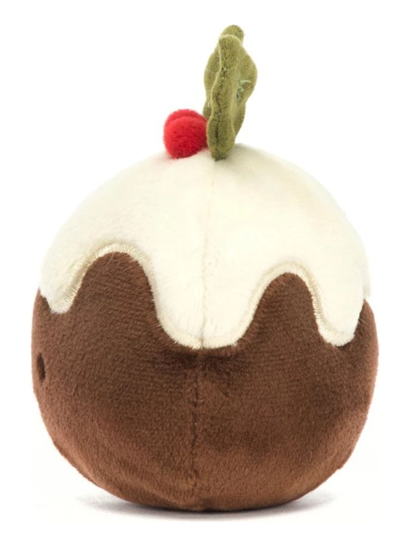 Peluche Festive Folly Christmas Pudding   Dimensions : L : 6 cm x  l : 8 cm x  h : 10 cm   Multicolore