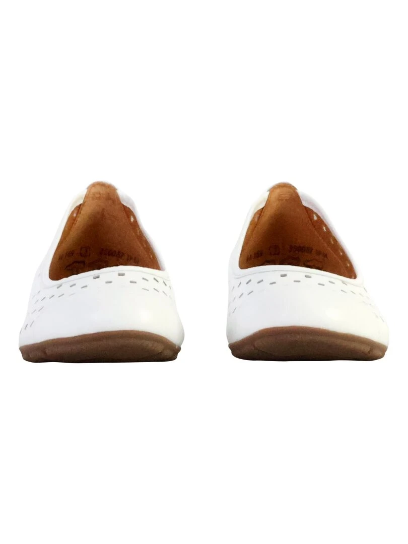 Ballerine Cuir Gabor Cervo Weiss   Blanc