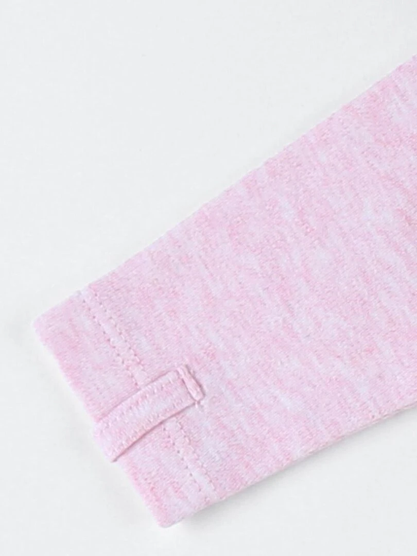 Pyjama 1 pièce girafe en jersey    Noukie's   Rose