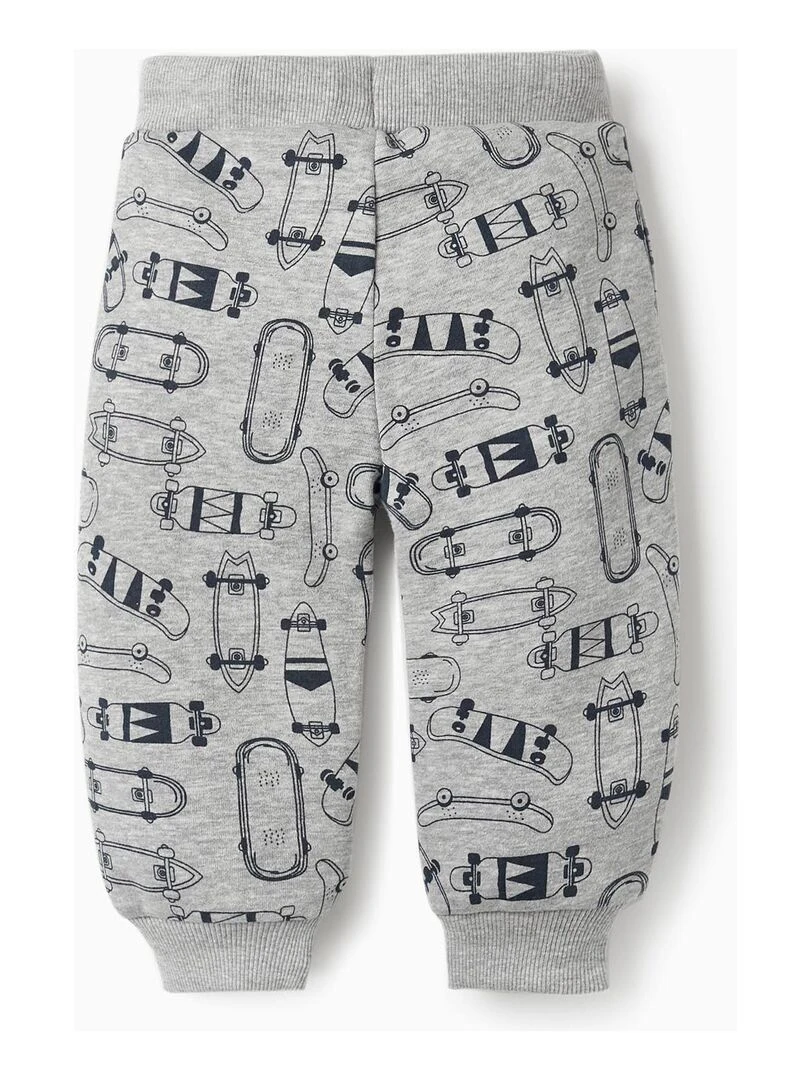 Pantalon de sport molletonné pour bébé garçon 'Skate'  Skater's’ Dictionary   Gris