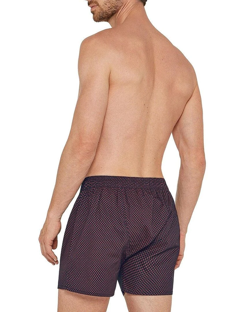 Caleçon en coton avec suspensoir American boxer Bohinj   Bleu