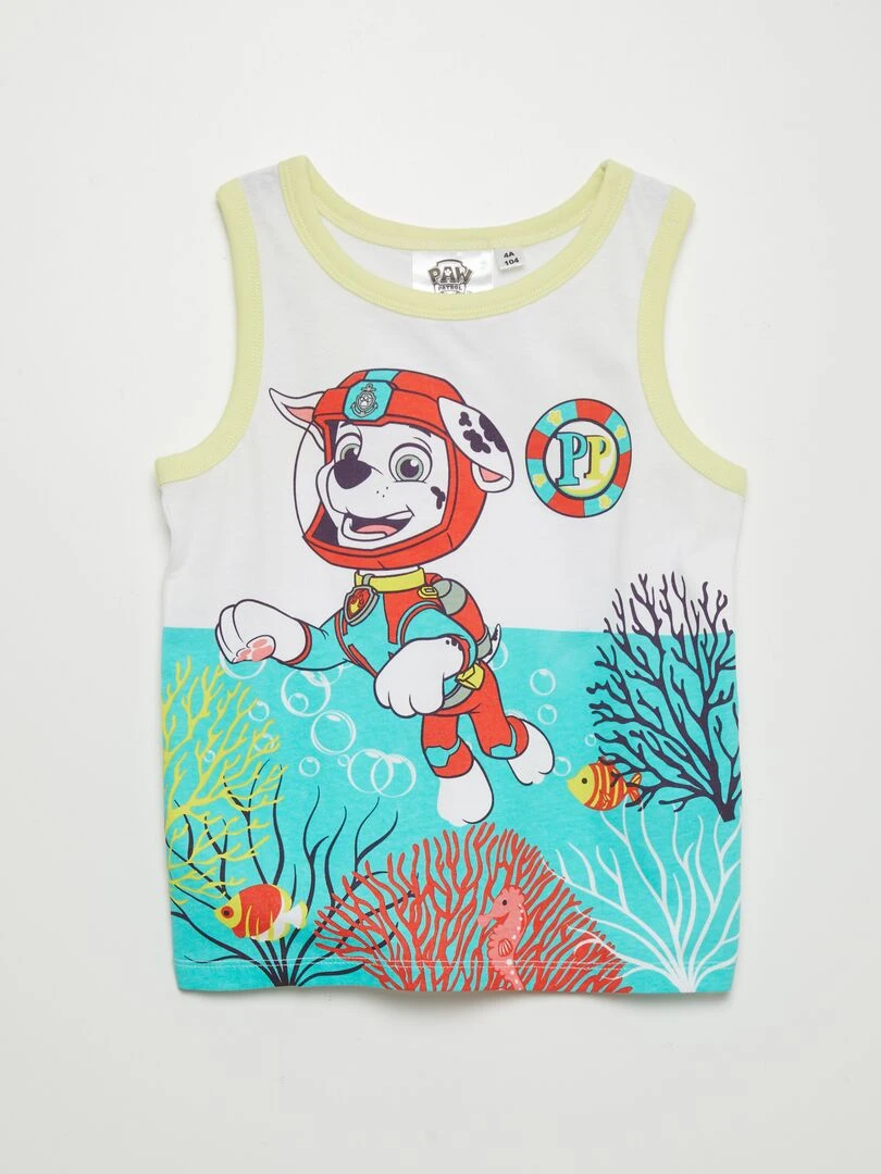 Ensemble débardeur + short 'Pat'patrouille'   2 pièces   Jaune