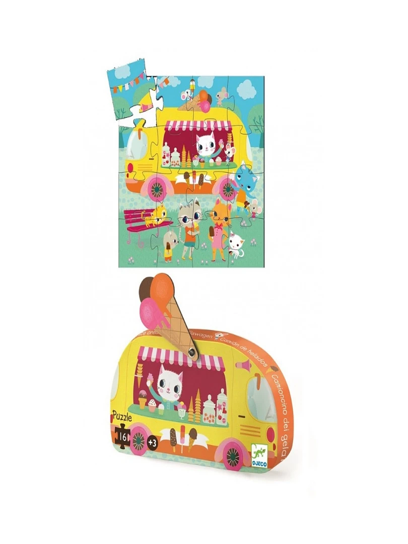 Puzzle Le Glacier 16pieces Djeco N/A
