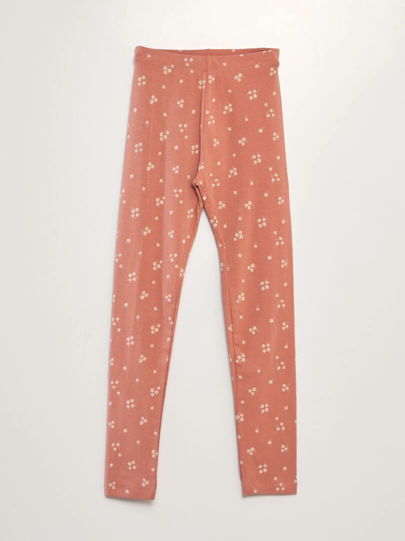 Legging long imprimé Rose