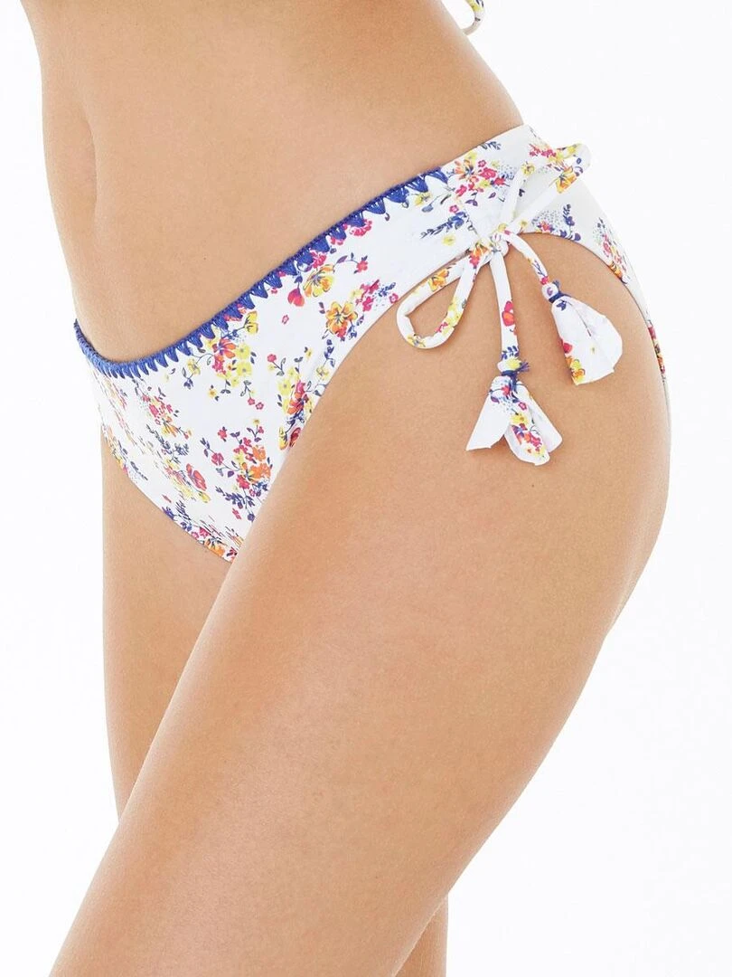 Slip de bain CALANQUE Brigitte Bardot Bain Blanc