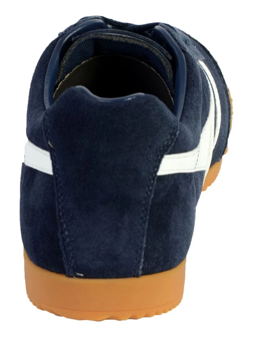 Basket Gola Harrier Suede   Bleu