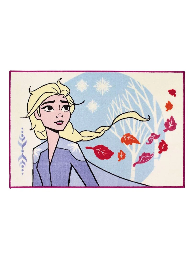 Tapis Elsa La reine des neiges 2 Disney Multicolore
