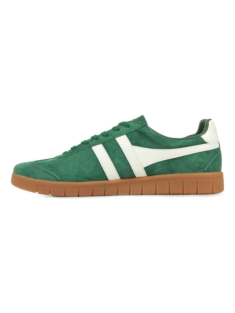Baskets Gola Hurricane Suede   Vert