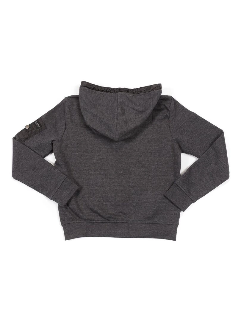 SWEAT ZIPPE CAPUCHE WILEY BOY   Gris