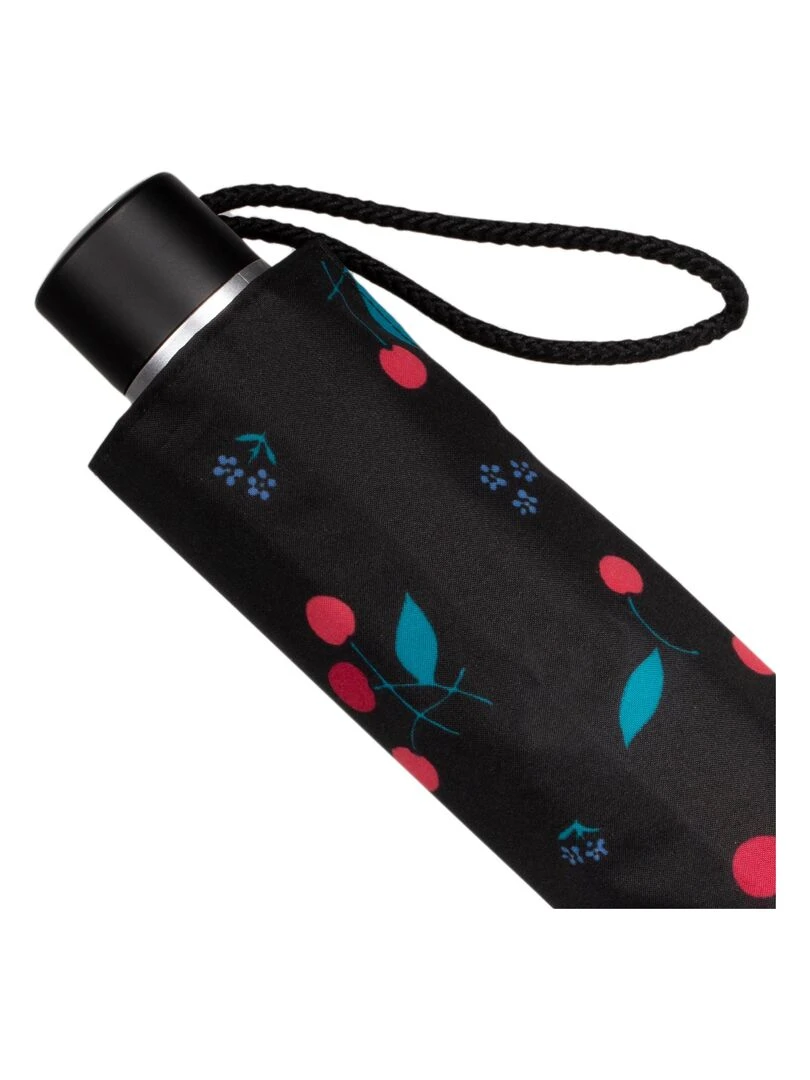 Parapluie Petit Prix Pois cerise rose   Noir Rouge