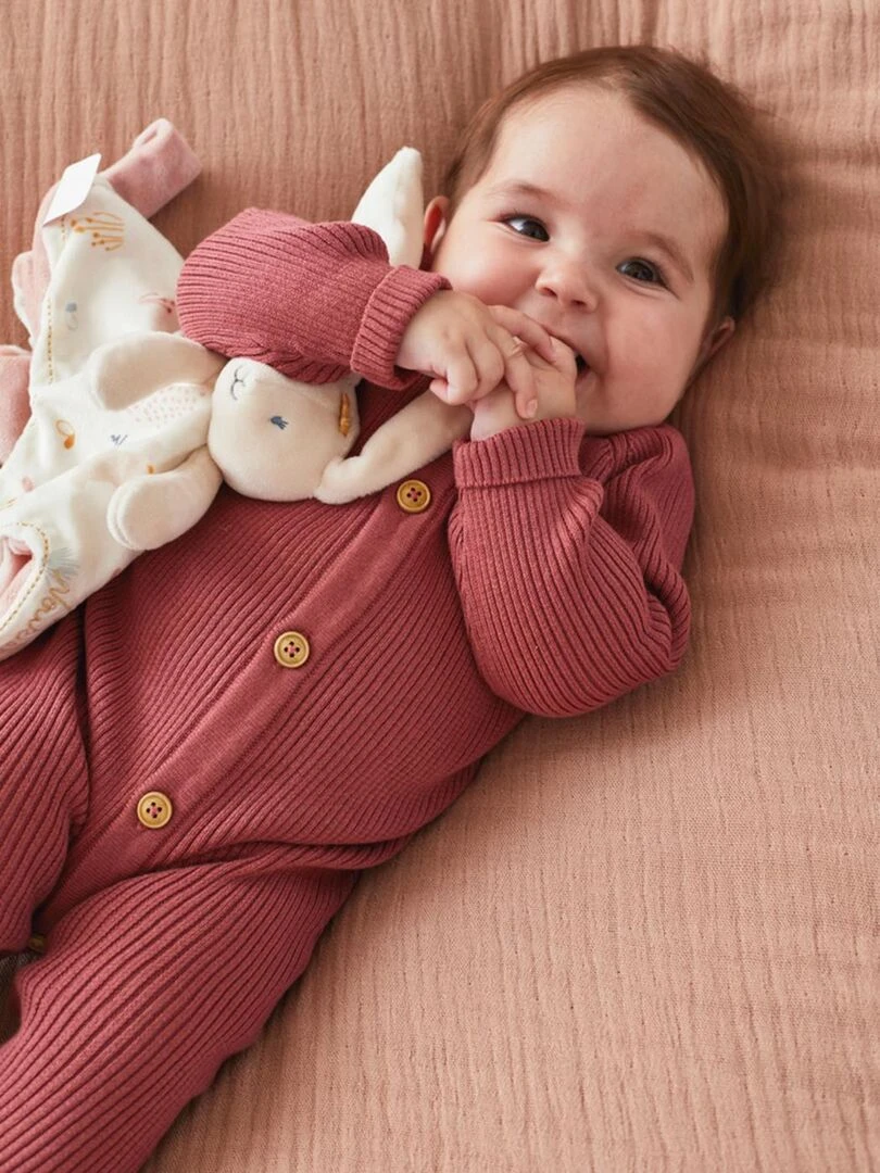 Combinaison en tricot  lie de vin   Noukie's   Rouge