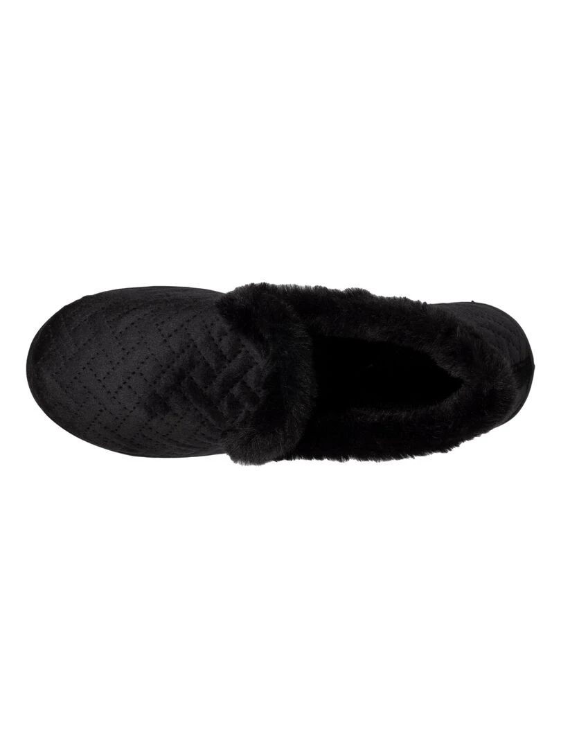 Chaussons charentaises recyclées Femme Noir Noir