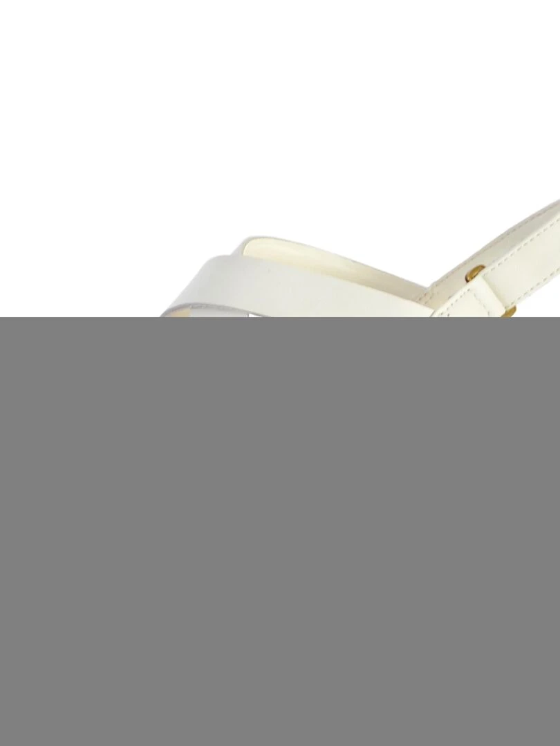 Sandales Cuir Clarks Kimmei Cork Blanc