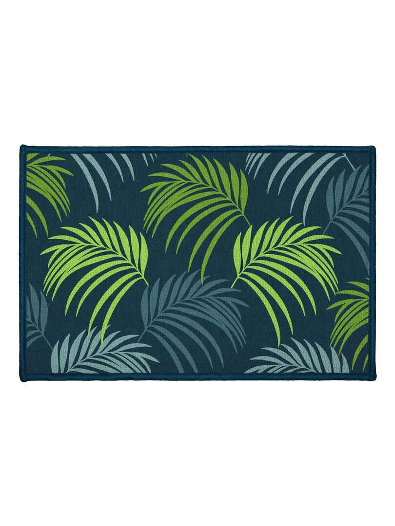 Tapis Multi usage 40x60cm Blue Vegetal Bleu Vert