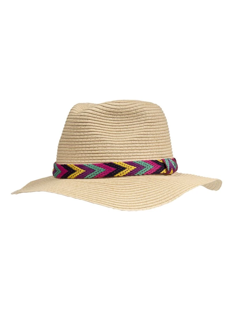 Chapeau Femme Fedora lien mexicain Multicolore