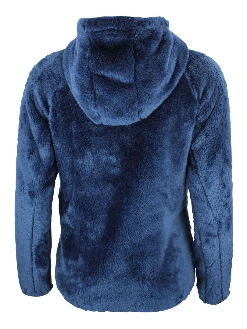 Blouson polaire à capuche femme ALANZO Bleu marine