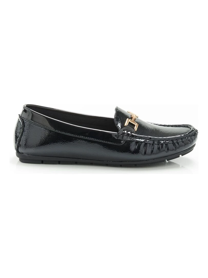 Mocassins avec boucle fantaisie   Damart   Noir