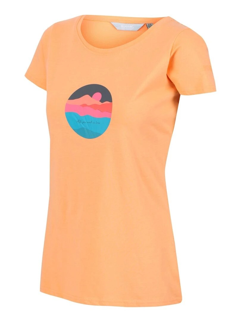 Regatta   T shirt BREEZED   Orange clair