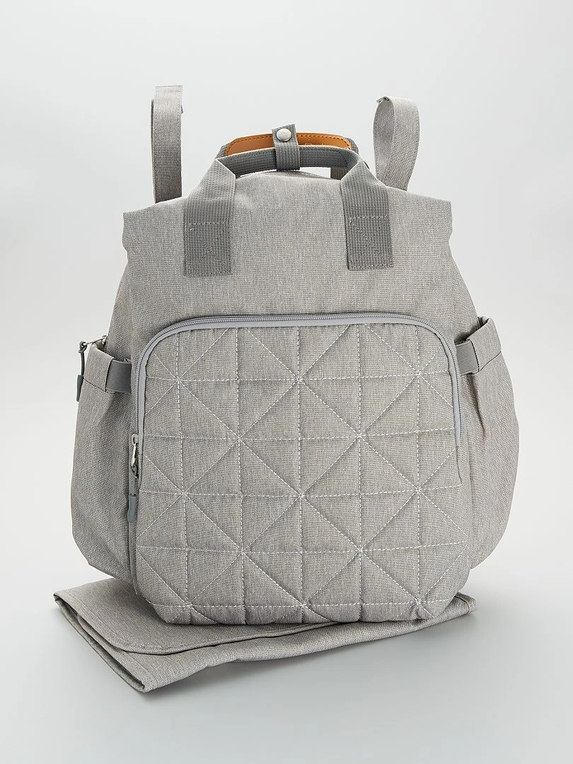 Sac à dos à langer GRIS