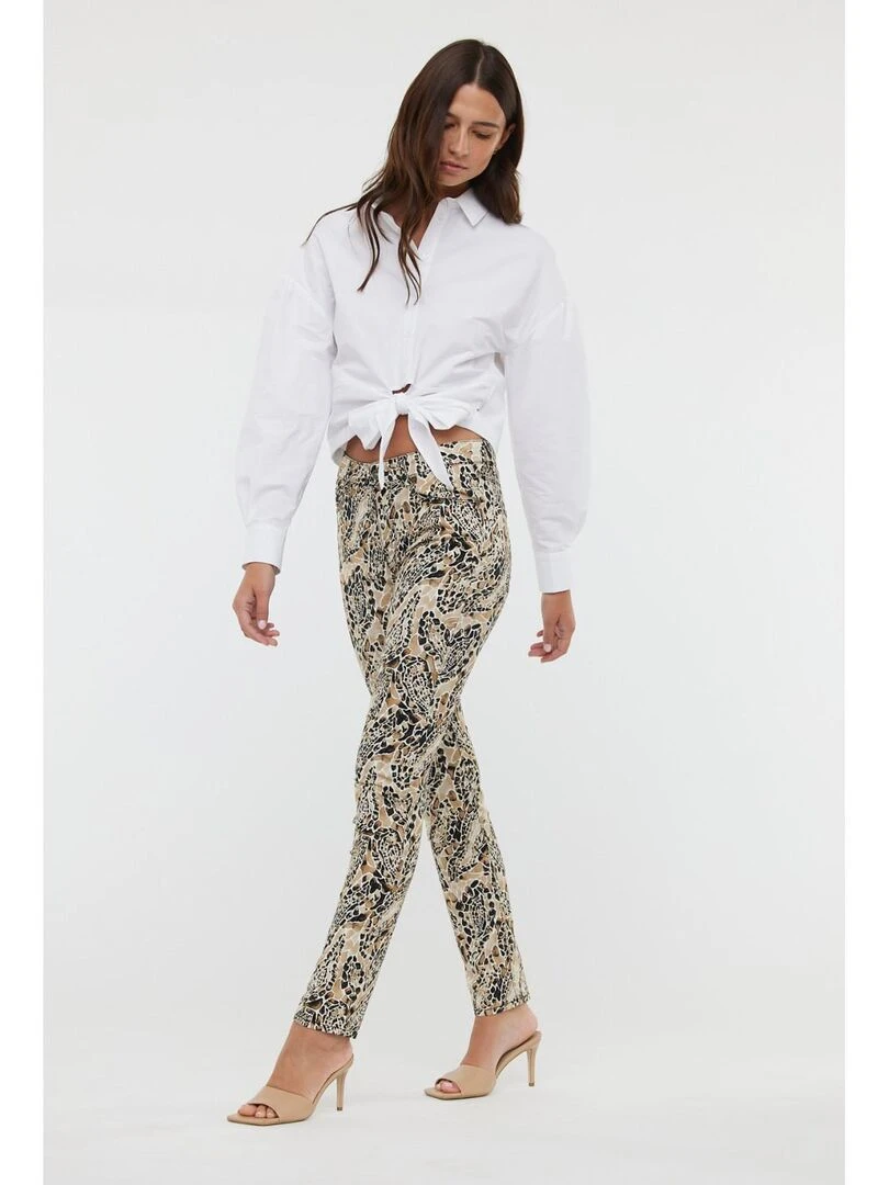 Lee Cooper   Pantalon coton slim LC135   Beige