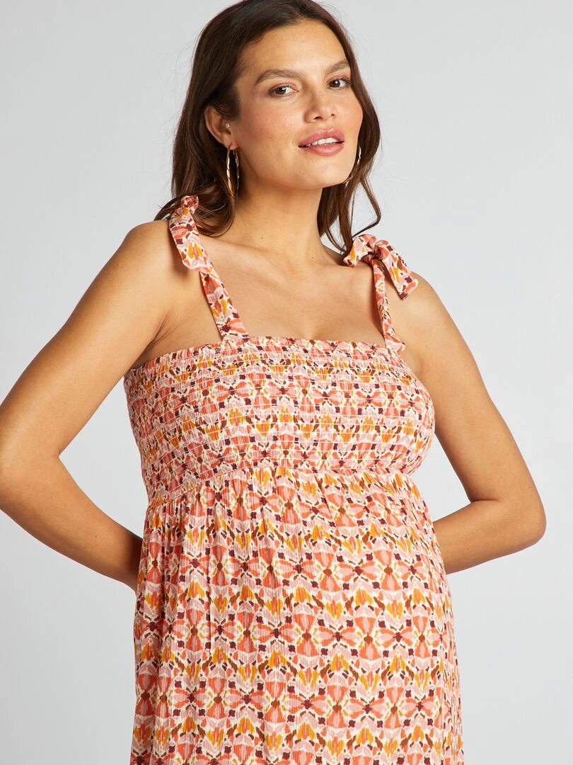 Robe grossesse à coupe longue   ROSE