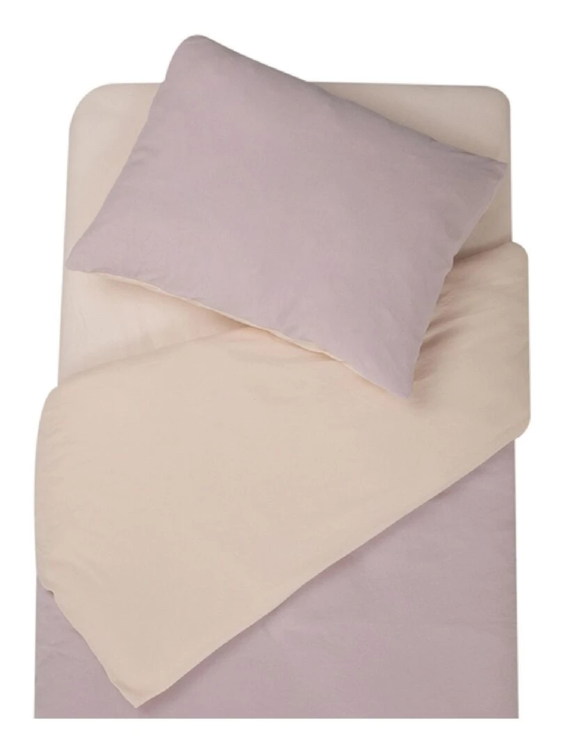 Parure de couette bicolore pour enfant Violet