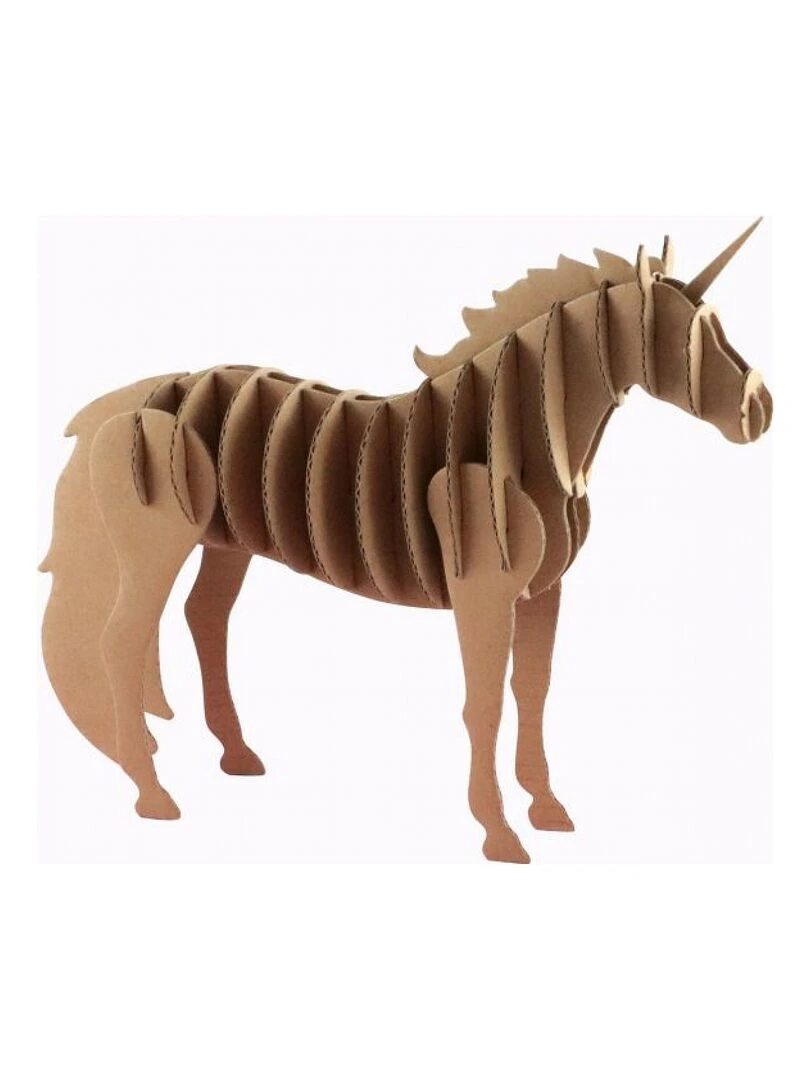 Maquette en carton theme licorne N/A
