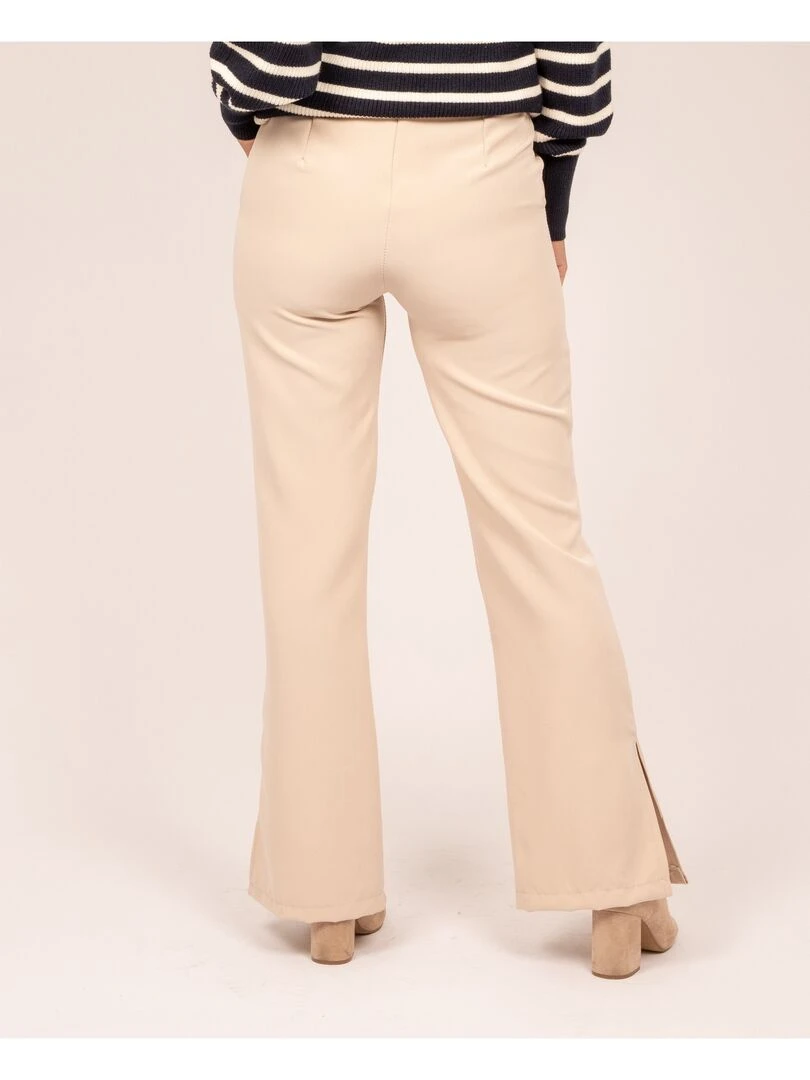 Pantalon évasé EGWEN Beige