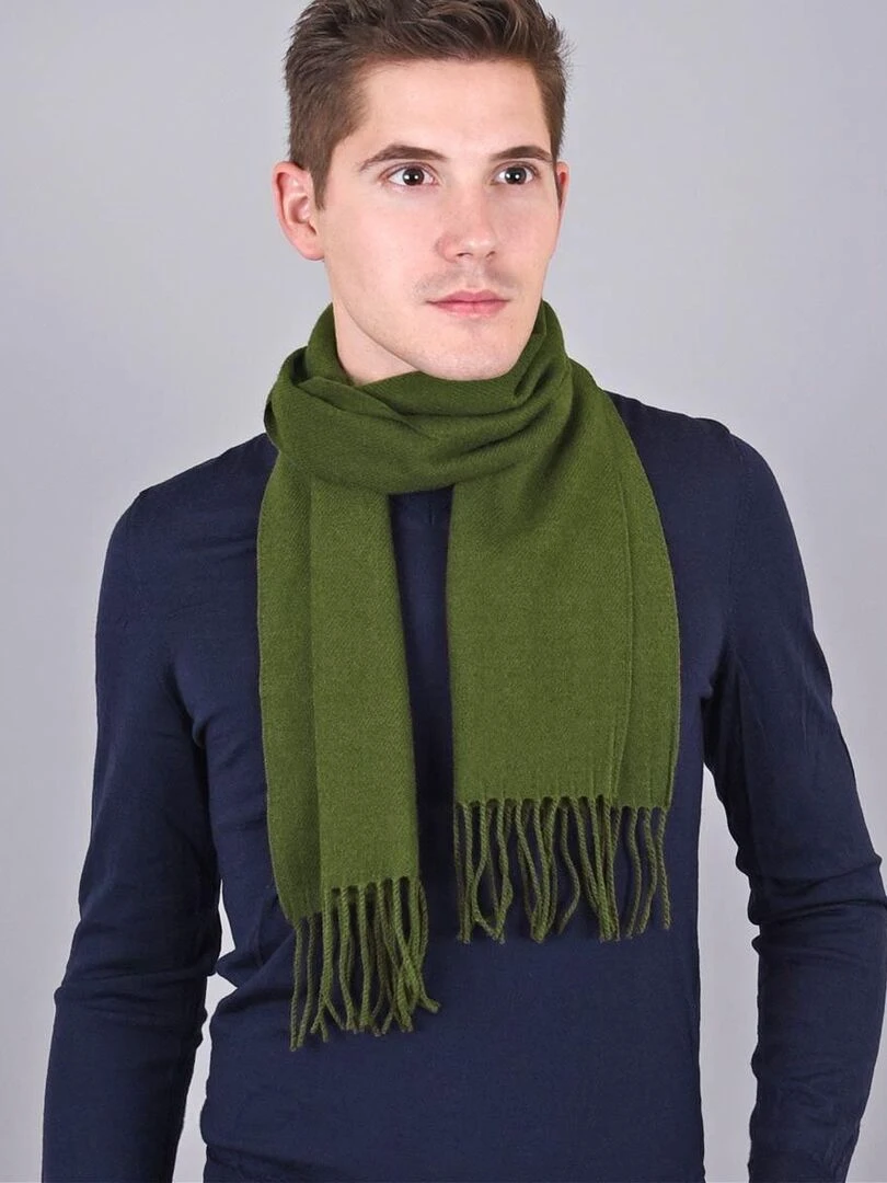 Echarpe Fely Fabriqué en France Vert kaki