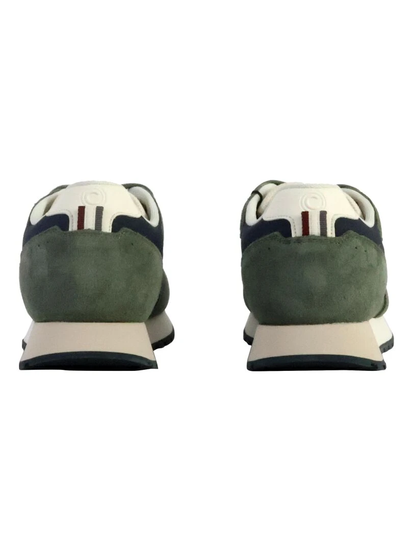 Basket Cuir Colmar Travis Authentic   Vert