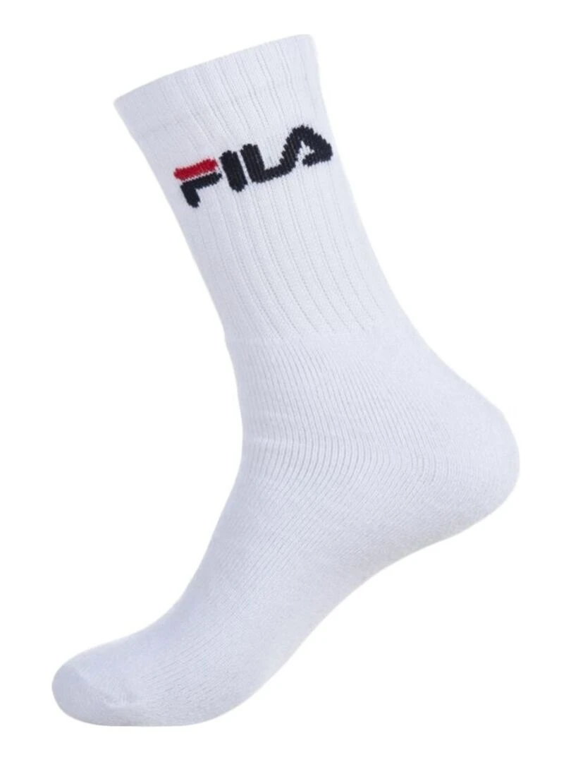 Lot de 6 Paires de Chaussettes Tennis homme Fila   Bleu Blanc