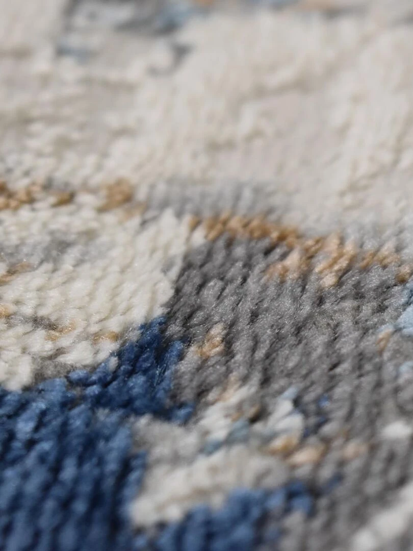 Tapis salon EFAL B OEKO TEX®   Bleu