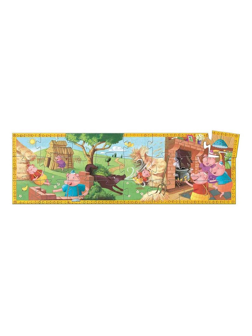 Puzzle Silhouette 24p Les 3 Petits Cochons N/A