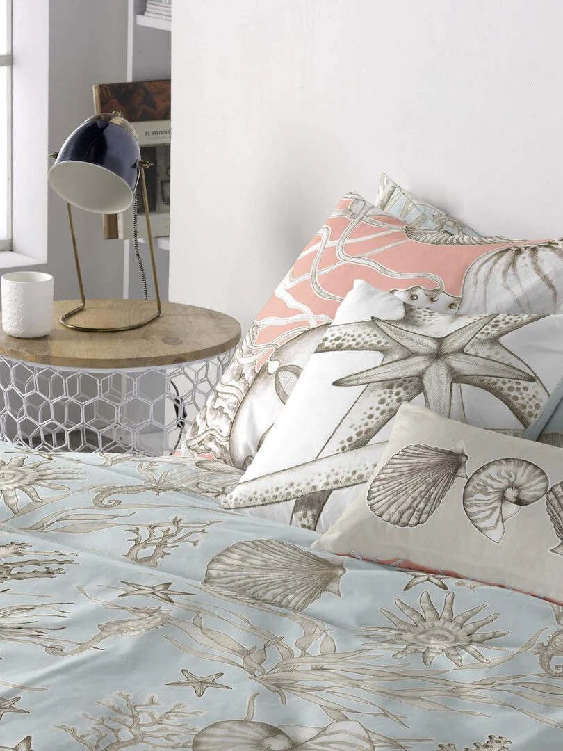 Housse de coussin Star "Happyfriday"   Blanc
