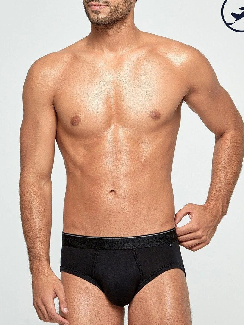 Slip en fibre lyocell Travel Noir