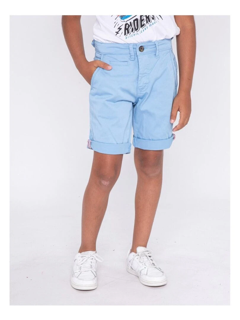 Bermuda chino BOLSTER J Bleu ciel
