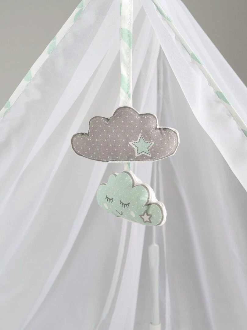 ROBA Lit Cododo Happy Cloud 60 x 120 cm + Équipement Complet Blanc