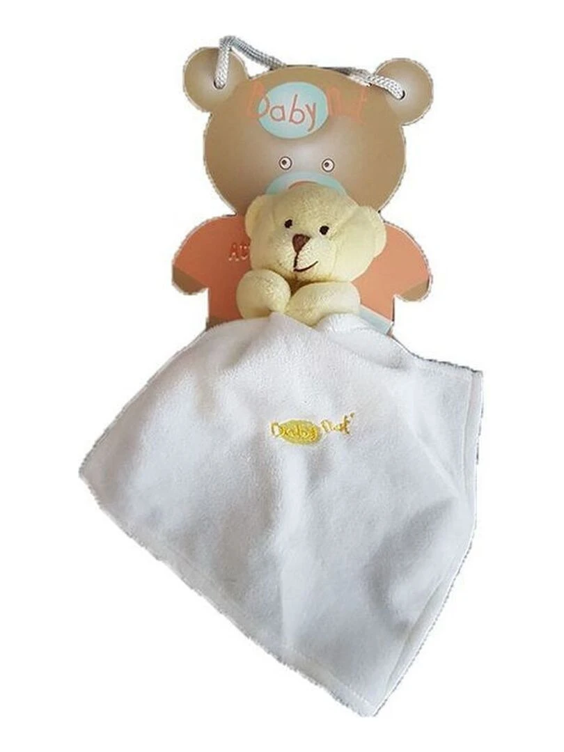 doudou Babynat Jaune Ours 15cms Bonbon Pantin Jaune