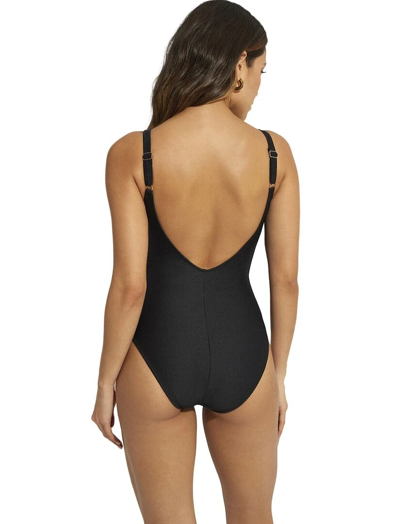 Maillot de bain une pièce prosthétique shapewear préformé BoraBora Noir