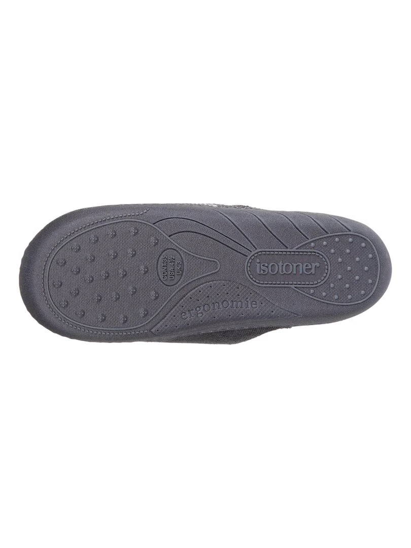 Chaussons mules Junior Foot Gris   Gris