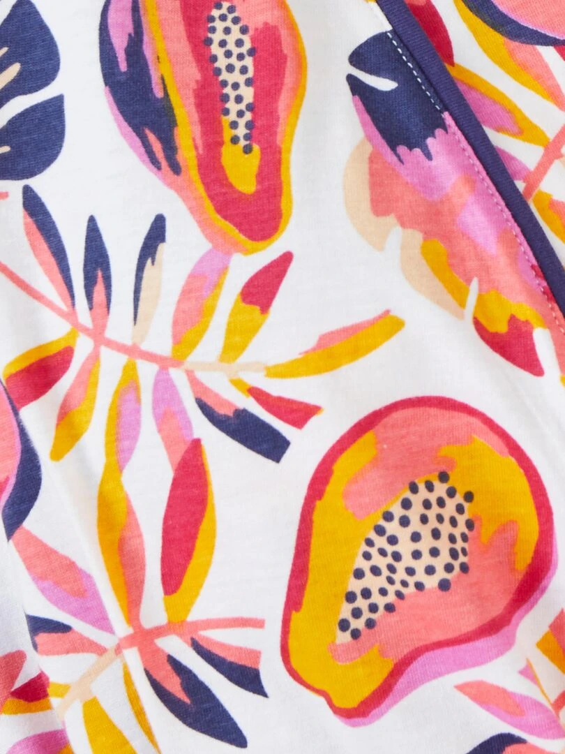 Robe de chambre pur coton   Damart   Orange